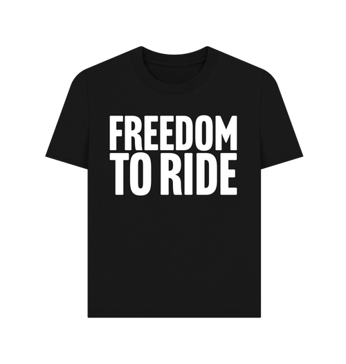 Black Printed T-shirt Front