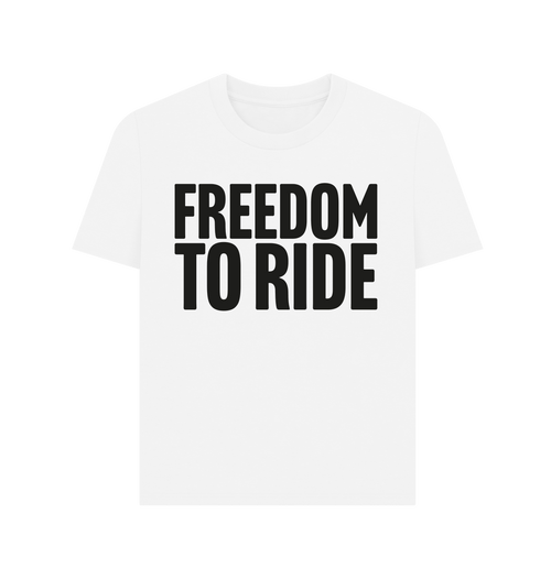White Printed T-shirt Front