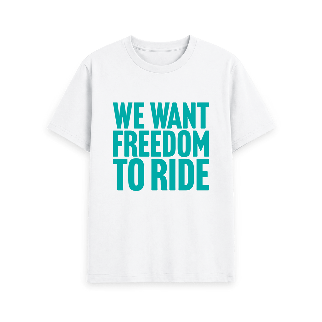 White Printed T-shirt Front