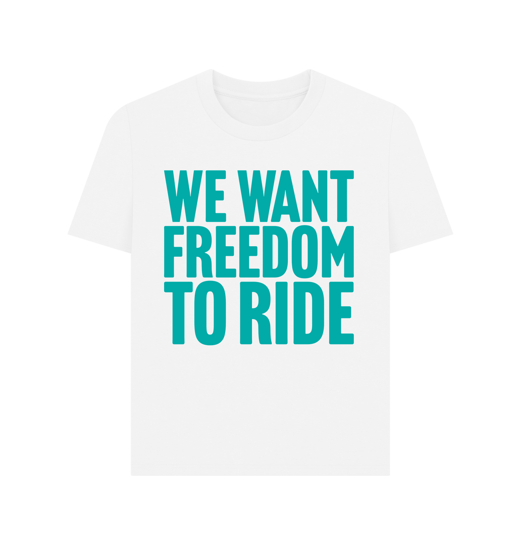White Printed T-shirt Front