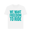 White Printed T-shirt Front