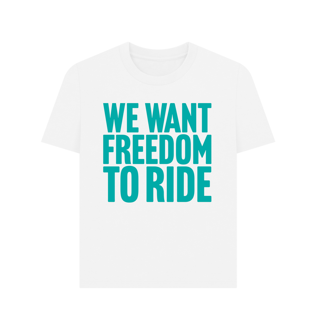 White Printed T-shirt Front