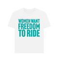 White Printed T-shirt Front