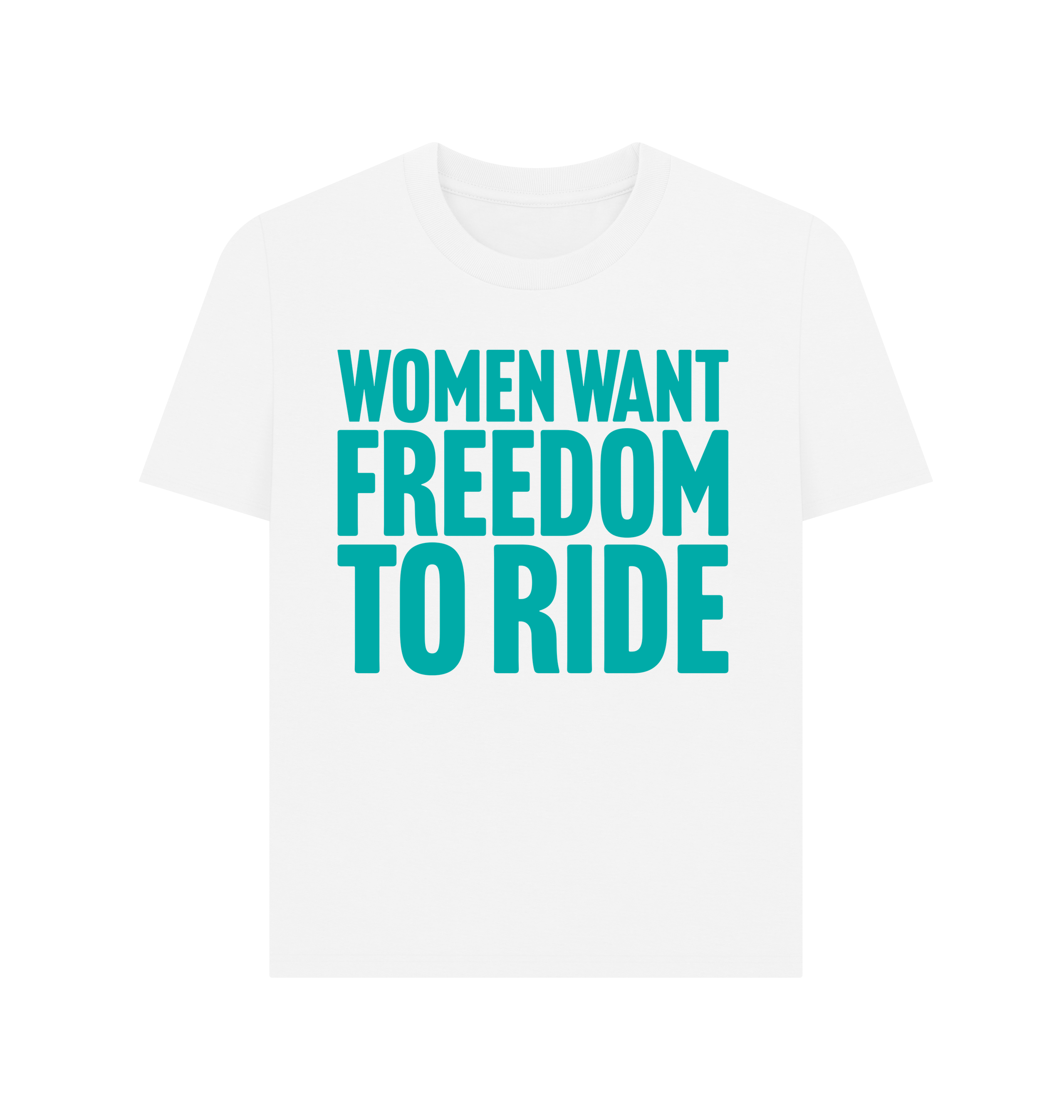 White Printed T-shirt Front