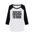 Black-White Printed Baseball T-shirt Front