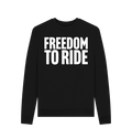 Black Recycled Printed Sweater Front