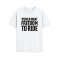 White Printed T-shirt Front