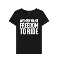 Black Recycled Printed T-Shirt Front