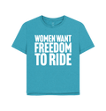 Ocean Blue Printed T-shirt Front