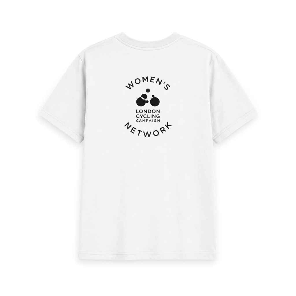 White Printed T-shirt Back