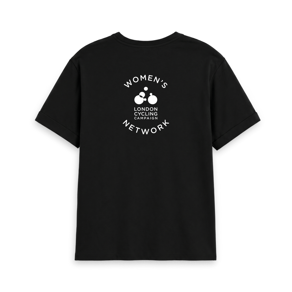 Black Printed T-shirt Back