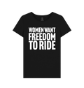 Black Recycled Printed T-Shirt Front