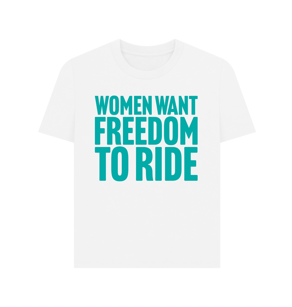White Printed T-shirt Front
