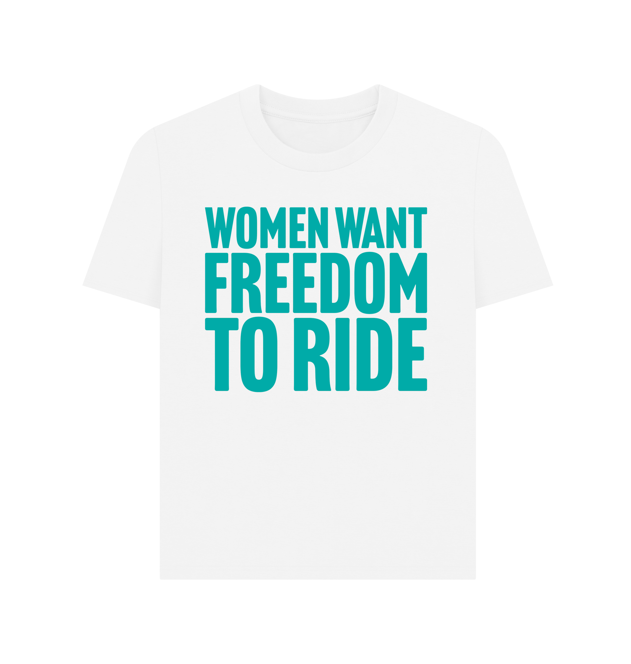 White Printed T-shirt Front