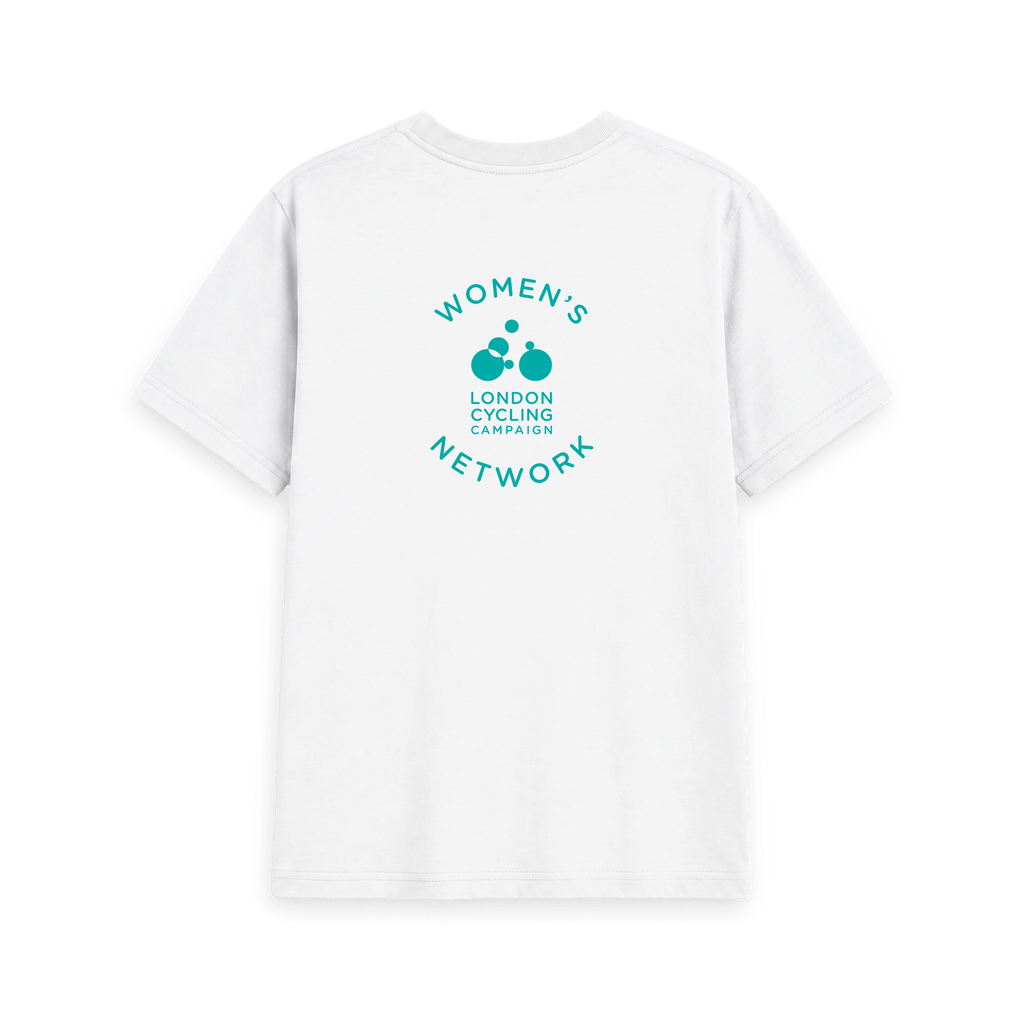 White Printed T-shirt Back