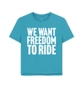 Ocean Blue Printed T-shirt Front