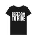 Black Recycled Printed T-Shirt Front