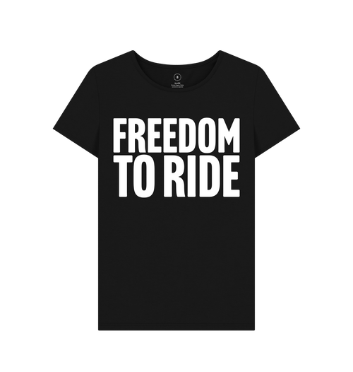 Black Recycled Printed T-Shirt Front