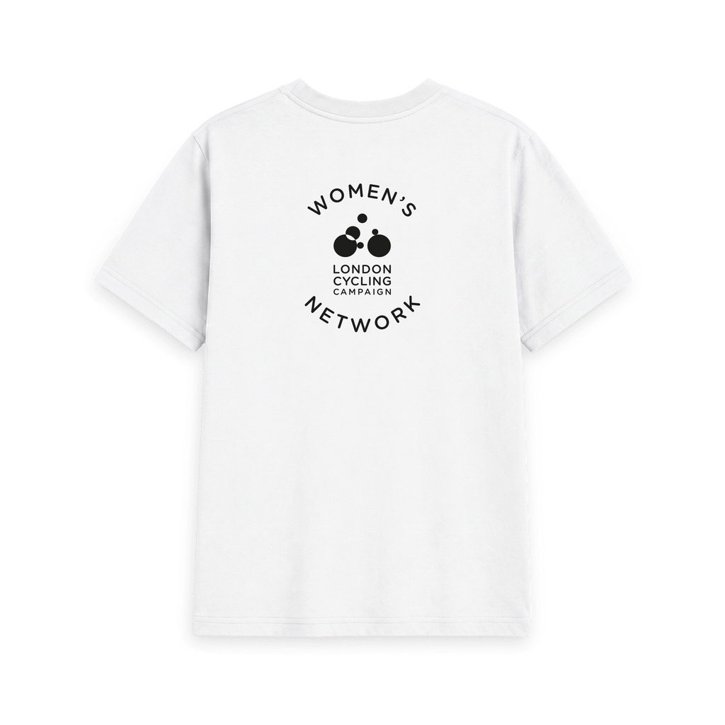 White Printed T-shirt Back