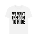 White Printed T-shirt Front