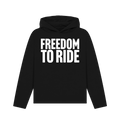 Black Printed Hoody Front