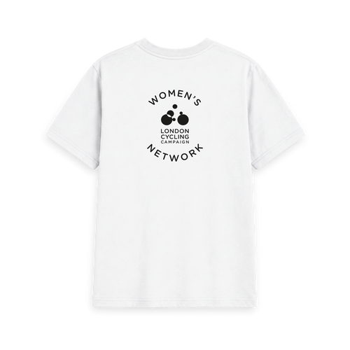 White Printed T-shirt Back