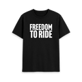 Black Printed T-shirt Front