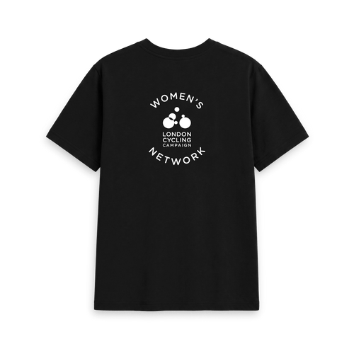 Black Printed T-shirt Back