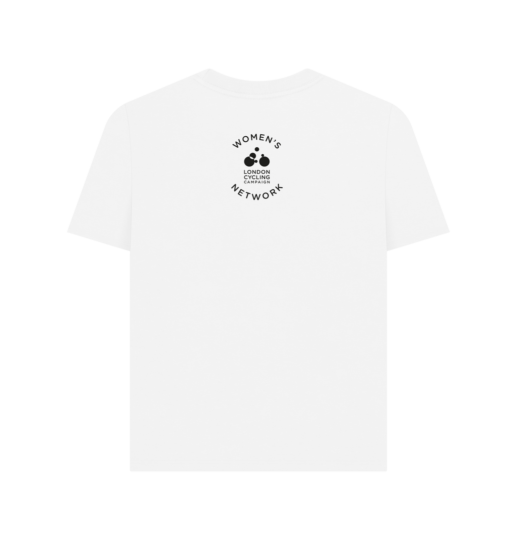 White Printed T-shirt Back