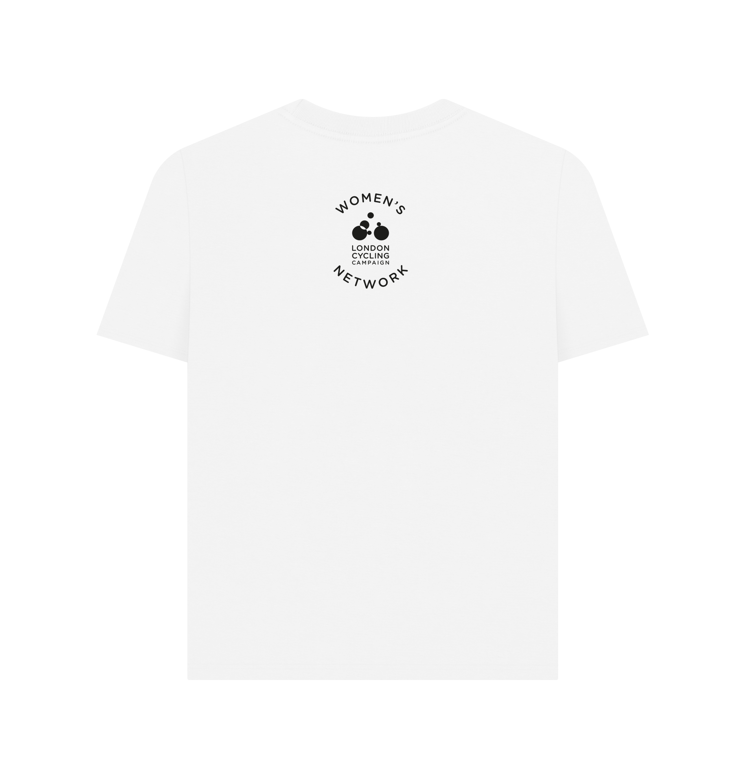 White Printed T-shirt Back